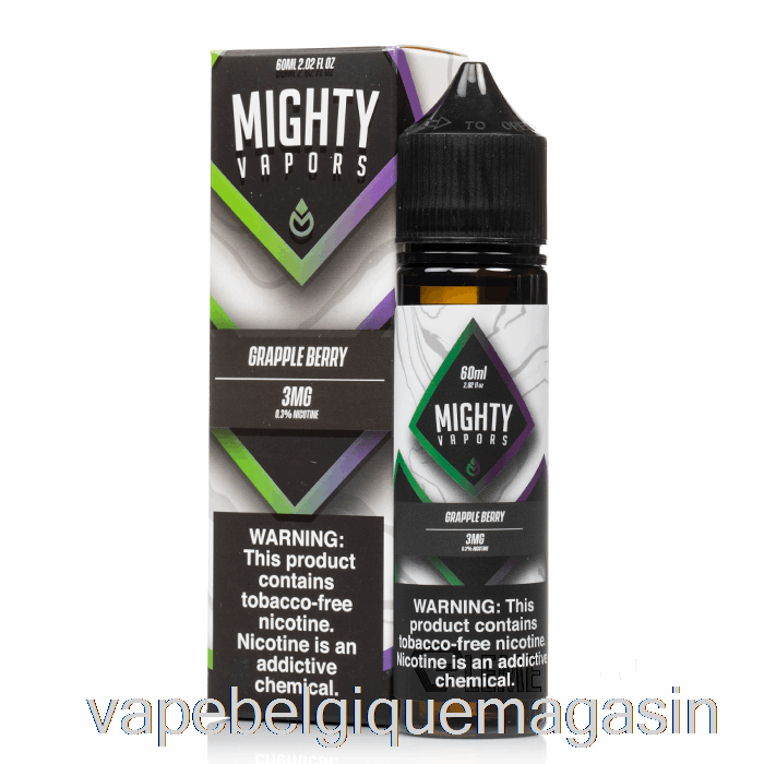 Grapplebery à Jus De Vape - Vapeurs Puissantes - 60 Ml 0 Mg